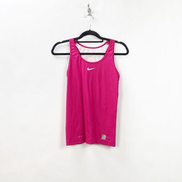 Nike XS Womens Pink Racerback Athletic Tank Top - Picture 1 of 7